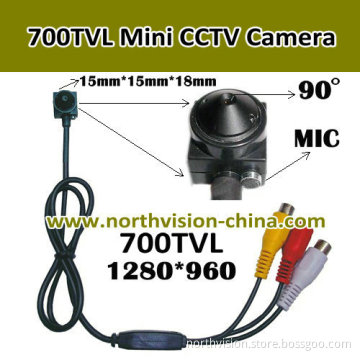 90 Degree 8.0MP CMOS 700tvl CCTV Camera